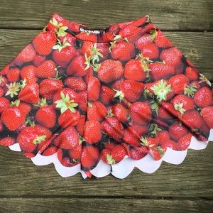 Black Milk Strawberry Shorties